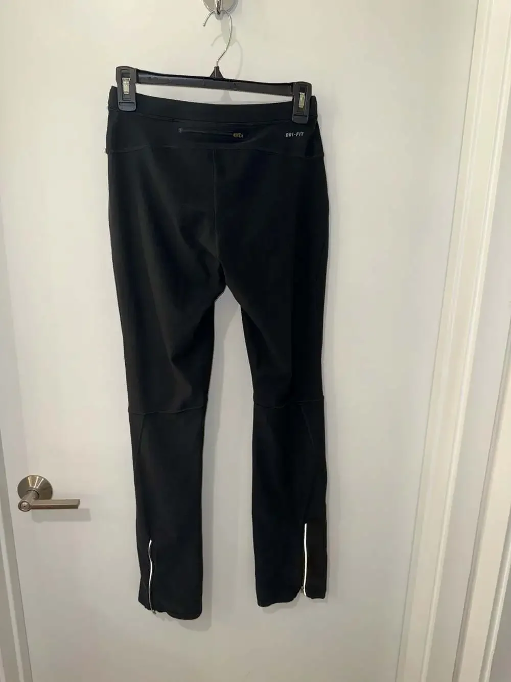 Nike Women's Dri-FIT Running Pants Black Size S 396754-011 - Picture 2 of 5